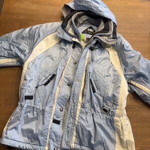 Light Blue and White Killy Ski Jacket